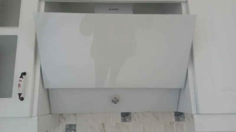Kumtel Kristal Beyaz Cam Ankastre Set (DA6-830 Davlumbaz + KO-40 TAHDF Ocak + B66-SF2 Fırın)