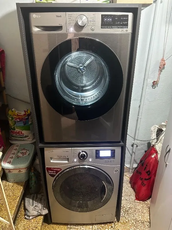 LG 10 kg RH10V9PV2W.BPTPLTK Kapasiteli Kurutma Makinesi Platin Silver A Enerji Sınıfı Isı Pompalı Teknoloji Özellikleri