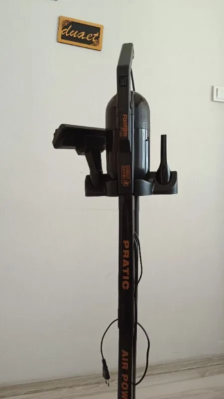 Fantom Pratic Aır Power P 1250 Siyah Torbasız Dönebilen Turbo Başlıklı Dikey Süpürge