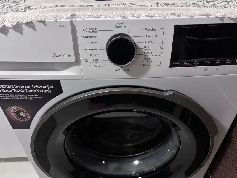 Arçelik 9100 DMX 9 Kg Çamaşır Makinesi