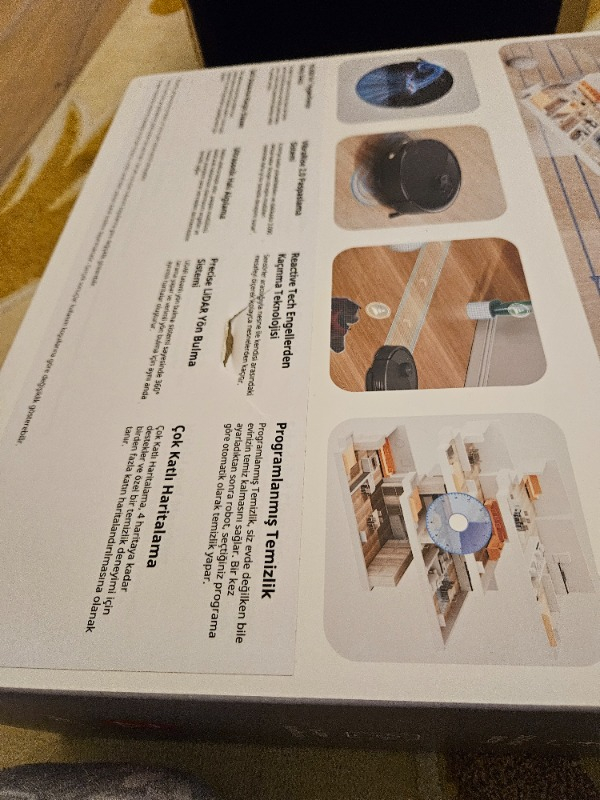 S8 Pro Akıllı Robot Süpürge Siyah