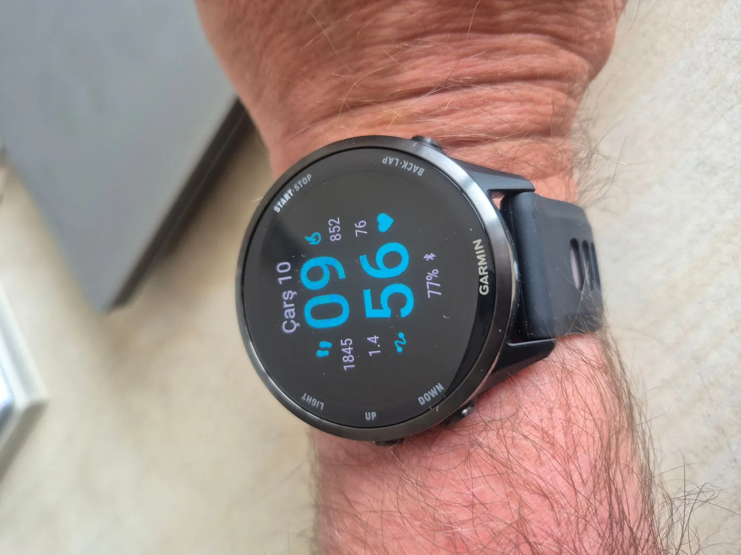 Garmin Forerunner 970 – Karbon Gri Dlc Titanyum Siyah | Gri