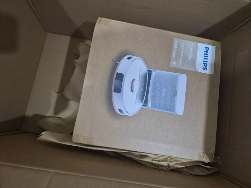 Philips 5000 Serisi Islak Kuru Robot Süpürge, Yüksek Emiş Gücü, Uzun Çalışma Süresi, HomeRun, Otomatik Boşaltma İstasyonu, Beyaz, XU5100/20