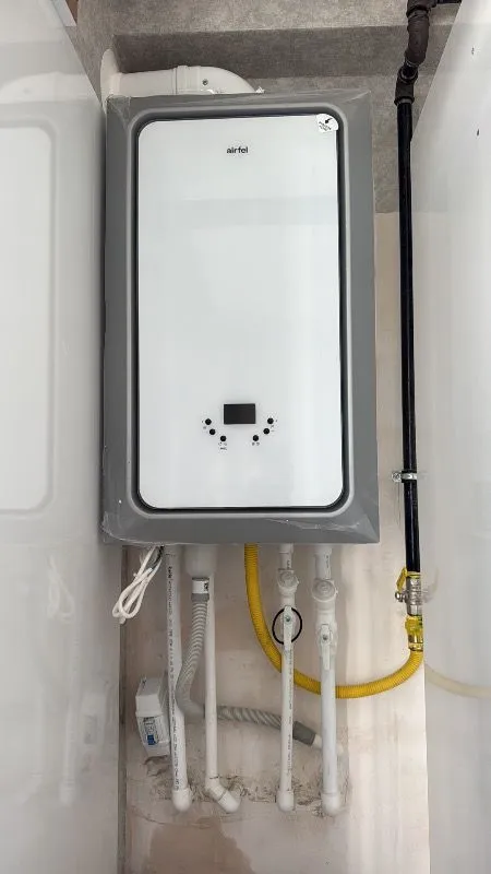 Airfel Maestro Power 23 kW Hermetik Baca Tipi Yoğuşmalı Kombi, Enerji Verimliliği ile Tasarruf
