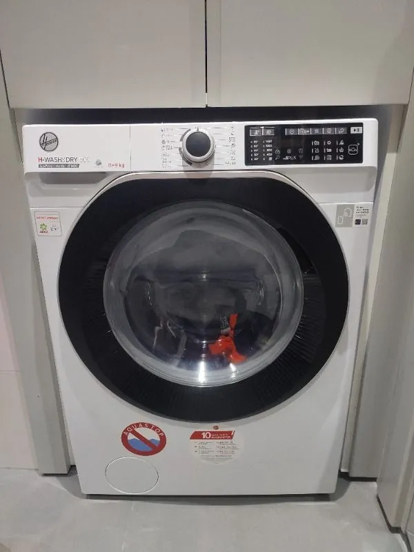 Hoover HDQ 4119AMBS/1-S 11 kg Yıkama 9 kg Kurutma Wi-Fi Bağlantılı 1400 Devir Kurutmalı Çamaşır Makinesi
