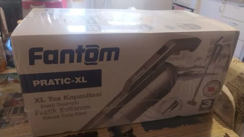 Fantom Pratik-XL P 1300 Dikey Süpürge 500 W Gri Toz Torbasız Kullanım ve