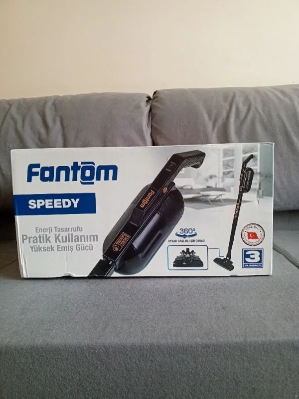 Fantom Speedy Pro Du 2100 Dikey Süpürge Siyah 1 L Toz Hacmi ile Ekonomik ve Kullanım Kolaylığı