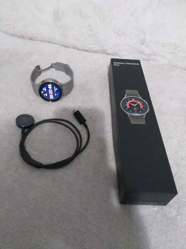 Samsung Galaxy Watch 5 Pro Akıllı Saat Gri 45mm SM-R920NZTATUR