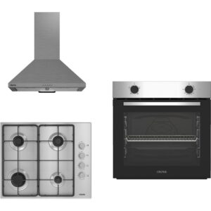 Altus Inox 3'lü Ankastre Set Ala 310 I Ala 181 Gıd Ala 522 I Şık Tasarım Paslanmaz Çelik A Enerji Sınıfı HBCV0000CXXLR8