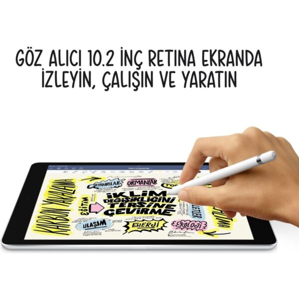 Apple iPad 9.Nesil 256GB 10.2″ WiFi Tablet – MK2P3TU/A