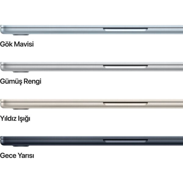 Apple MacBook Air M5 16GB 512GB SSD macOS 15″ Taşınabilir Bilgisayar Gök Mavisi MDVQ4TU/A