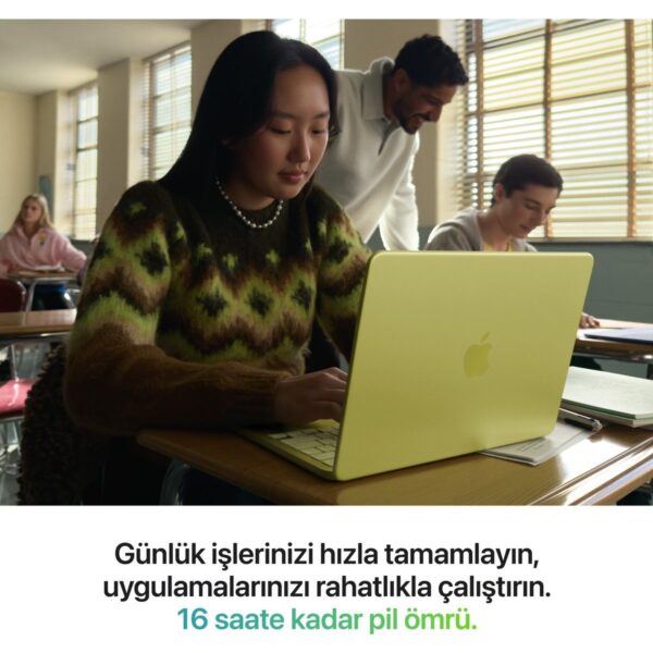 Apple MacBook Neo A18 Pro 8GB 512GB SSD macOS 13″ Taşınabilir Bilgisayar Gümüş MHFC4TU/A