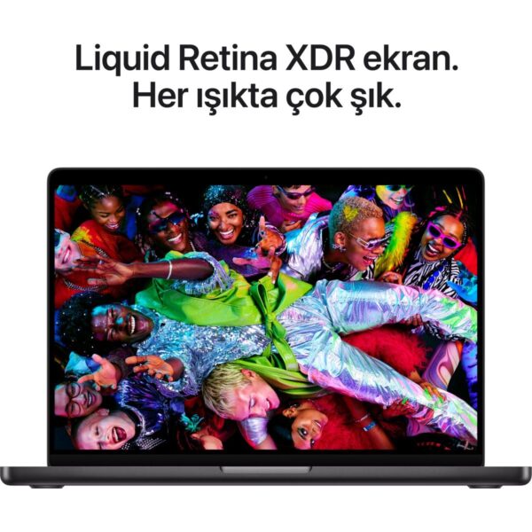 Apple MacBook Pro M5 16GB 1TB SSD macOS 14″ Taşınabilir Bilgisayar Uzay Siyahı MDE14TU/A