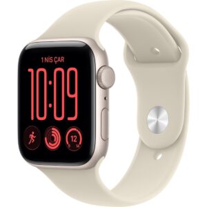 Apple Watch Se 3 Gps, 40 mm Yıldız Işığı Alüminyum Kasa ve Kum Beji Spor Kordon - S/m Yıldız Işığı - Kum Beji