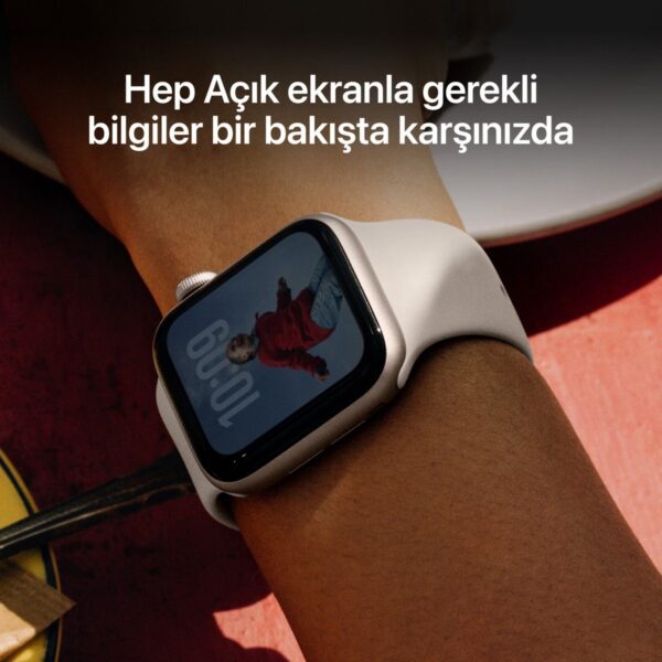 Apple Watch Se 3 Gps, 40 mm Yıldız ışığı Alüminyum kasa ve Yıldız ışığı Spor kordon – s/m