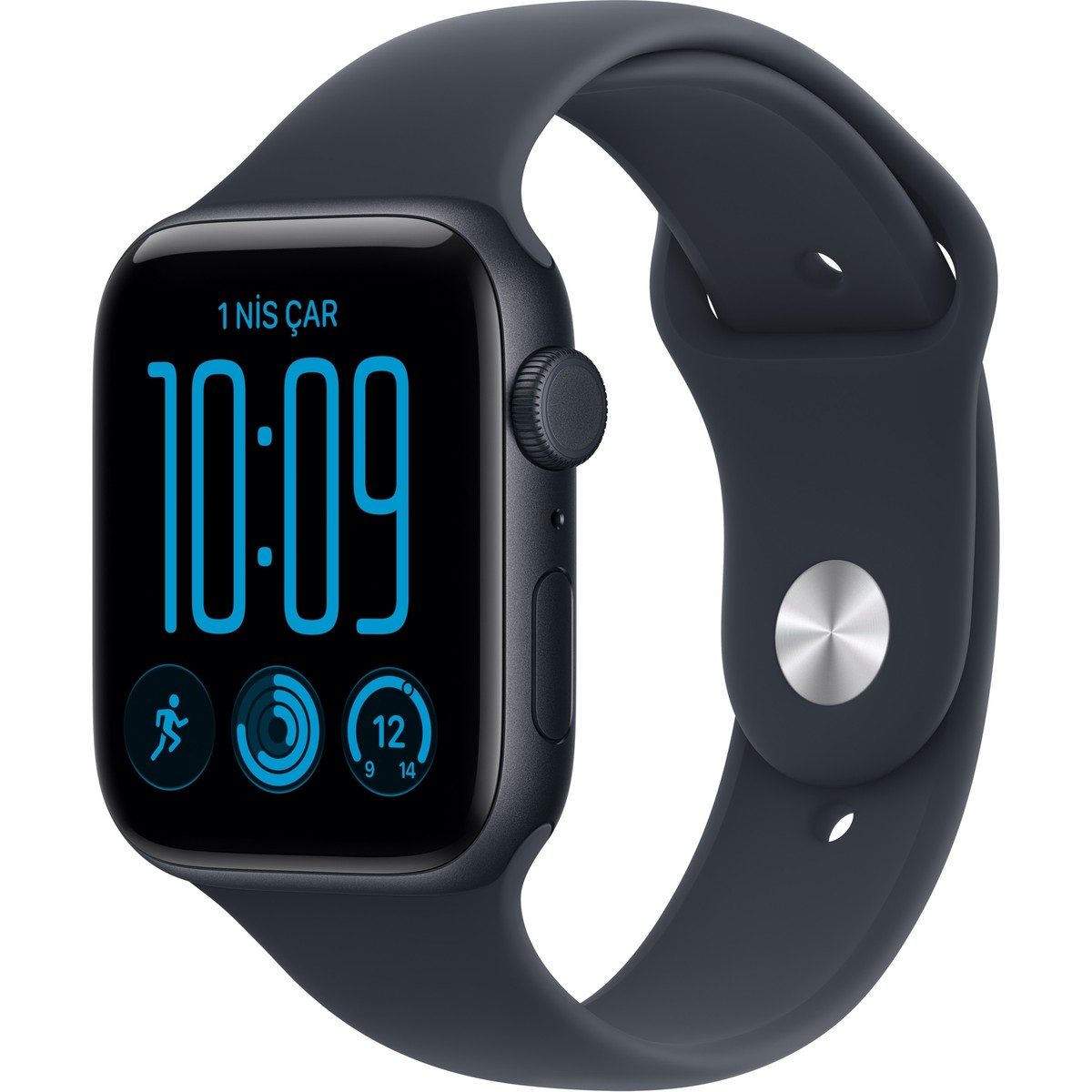 Apple Watch Se 3 Gps + Cellular, 40 mm Gece Yarısı Alüminyum Kasa ve Lacivert Spor Kordon - S/m Gece Yarısı - Lacivert