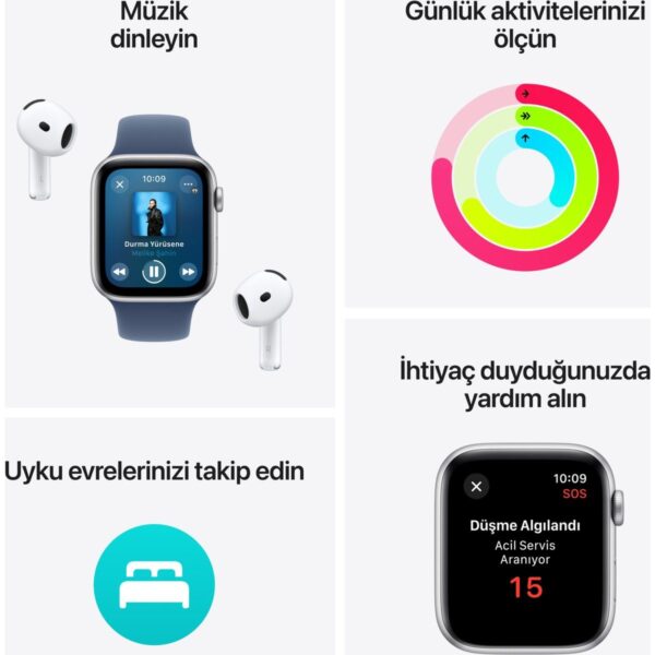 Apple Watch Se Gps + Cellular 40MM Starlight Aluminium Case With Sport Loop