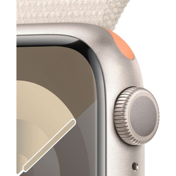 Apple Watch Seri 9 Gps 41MM Yıldız Işığı Alüminyum Kasa Spor Loop MR8V3TU/A