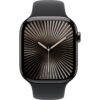 Apple Watch Series 10 GPS + Cellular, 46 mm Arduvaz Titanyum Kasa ve Siyah Spor Kordon – S/M