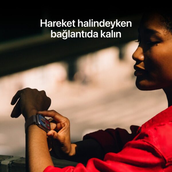 Apple Watch Series 11 Gps, 42 mm Alüminyum kasa ve Siyah Spor kordon – m/l