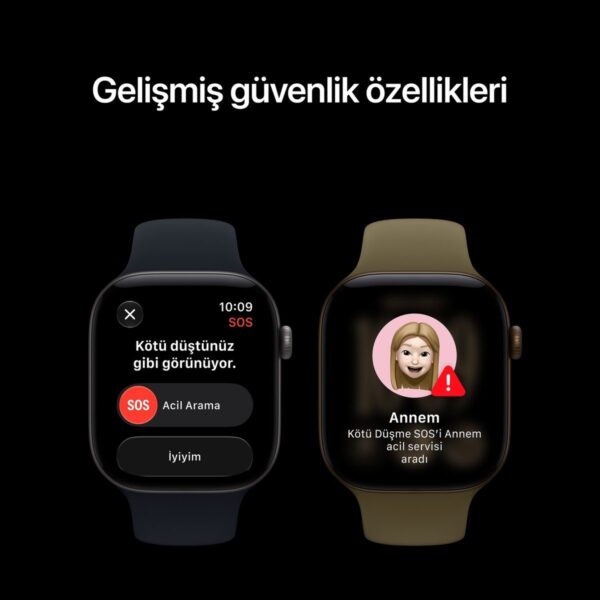 Apple Watch Series 12 Gps, Alüminyum Kasa ve Spor Kordon – S/m