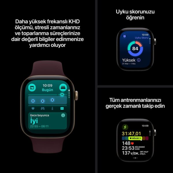 Apple Watch Series 12 Gps + Cellular, Alüminyum Kasa ve Spor Kordon – M/l