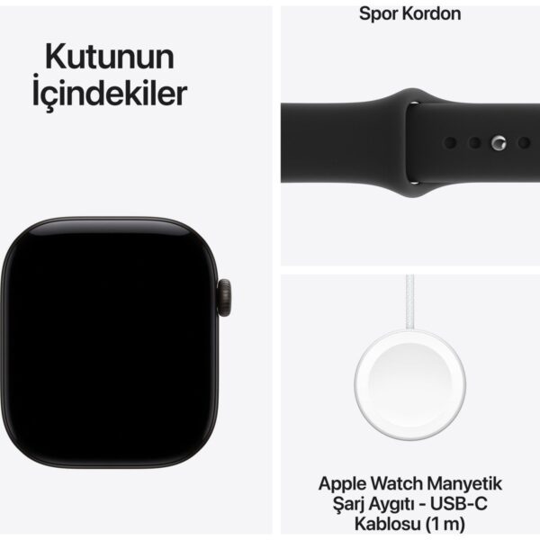 Apple Watch Series 12 Gps + Cellular, Alüminyum Kasa ve Spor Kordon – M/l
