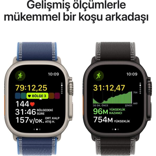Apple Watch Ultra 3 Gps + Cellular, Kasa ve Natürel titanyum Milano loop – boy