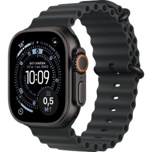Apple Watch Ultra 3 Gps + Cellular, 49 mm Siyah Titanyum Kasa ve kordon Siyah Ocean