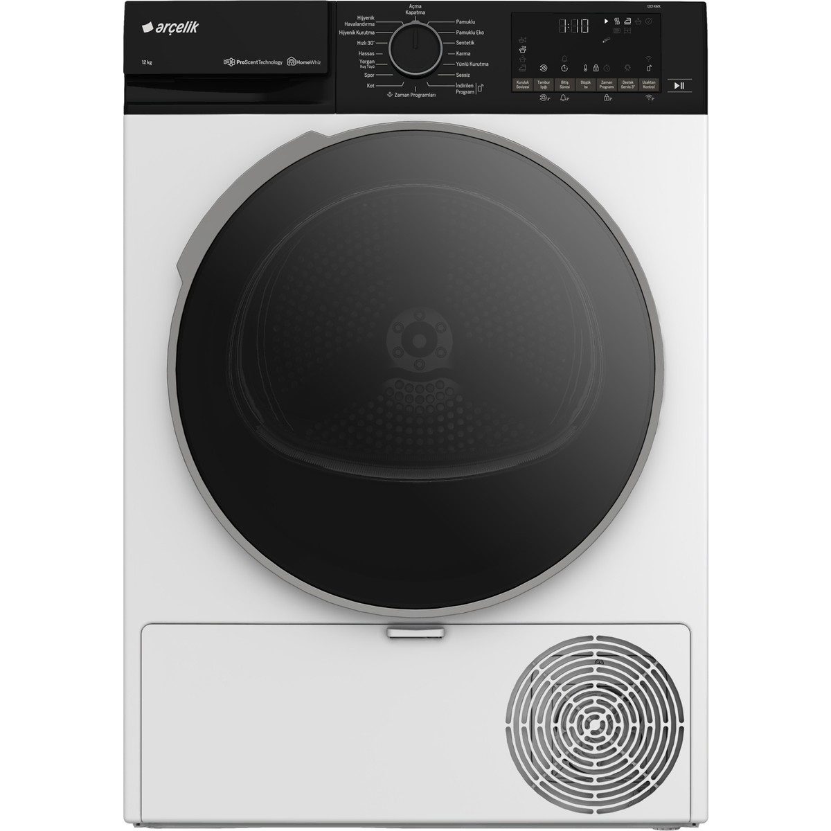 Arçelik 1201 KMX 12 Kg Kurutma Makinesi HBCV000097TRJM