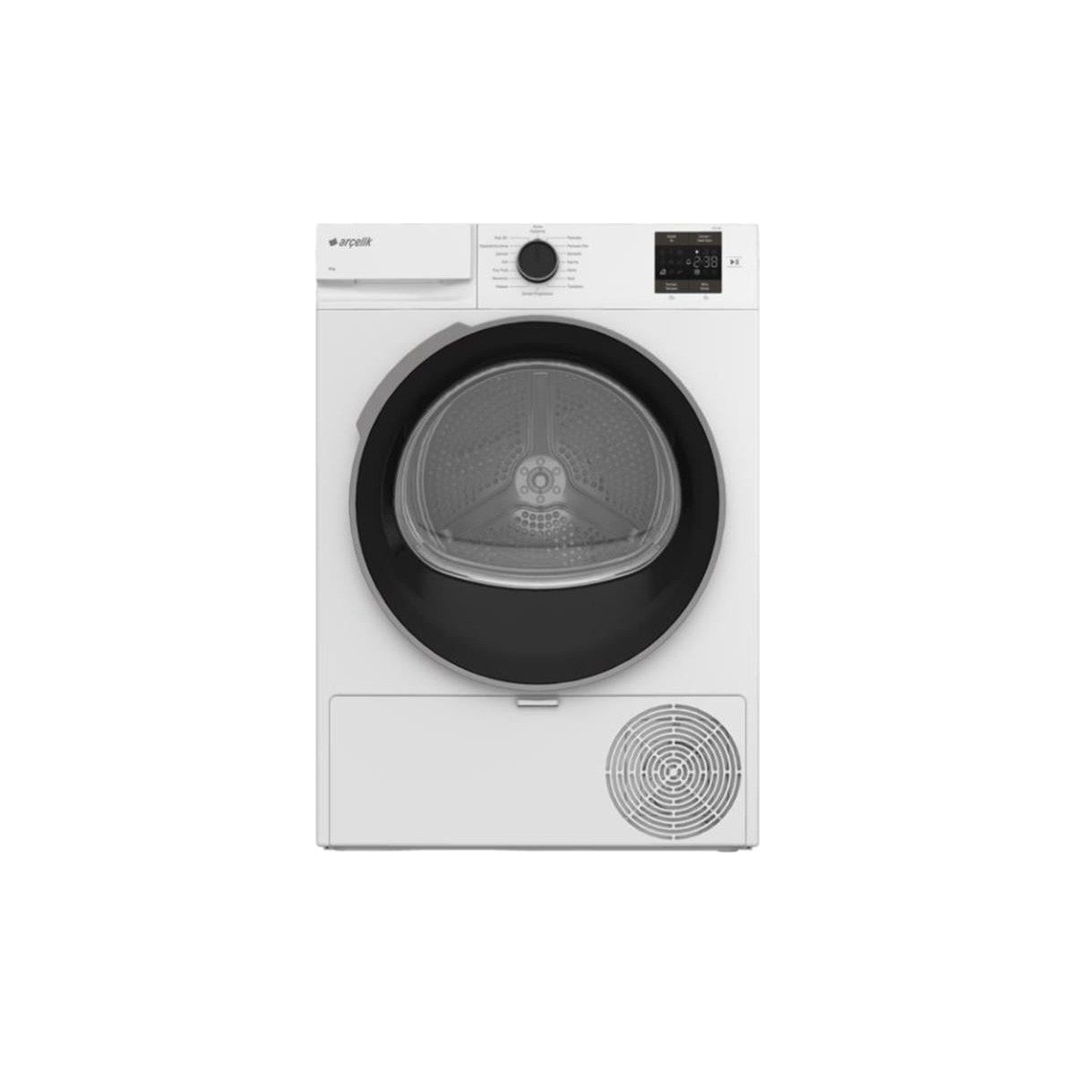 Arçelik 802 Kmx 8 kg Çamaşır Kurutma Makinesi Beyaz HBCV0000JI6QNG