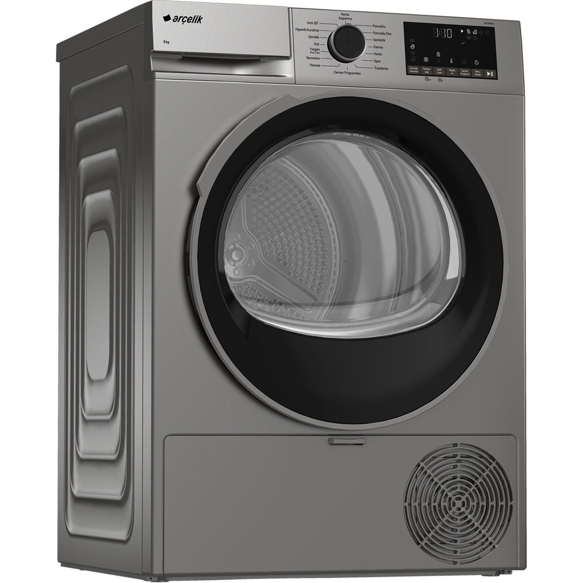 Arçelik 901 KMX S 9 Kg Kurutma Makinesi HBCV00009TZGD6