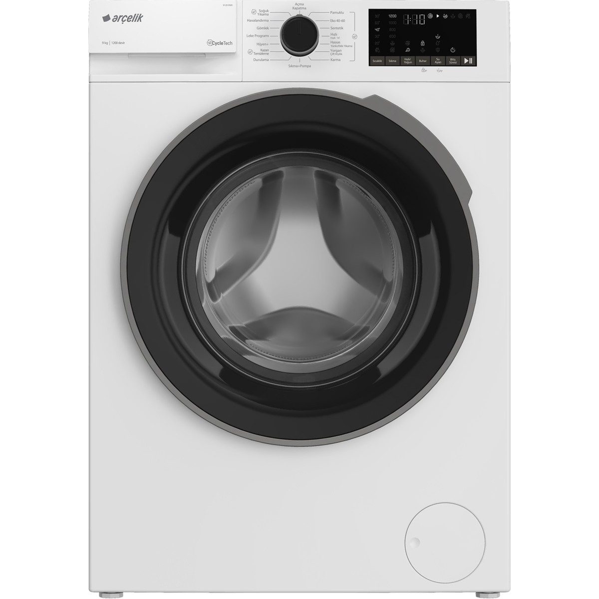 Arçelik 9120 Dmx 1200 Devir 9 kg Çamaşır Makinesi HBCV00006B88JW