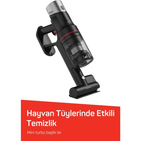 Arzum AR4211 MagiClean FlexBin İstasyonlu Dikey Şarjlı Süpürge 500W, BLDC Motor, Siyah