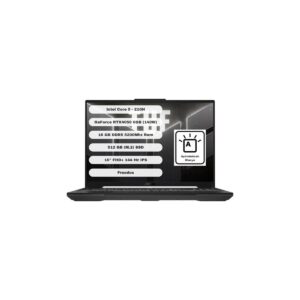 Asus TUF Gaming FX607VU-RL017 Intel Core 5 210H 16GB 512GB SSD RTX4050 Freedos 16" Taşınabilir Bilgisayar HBCV000086T6TI