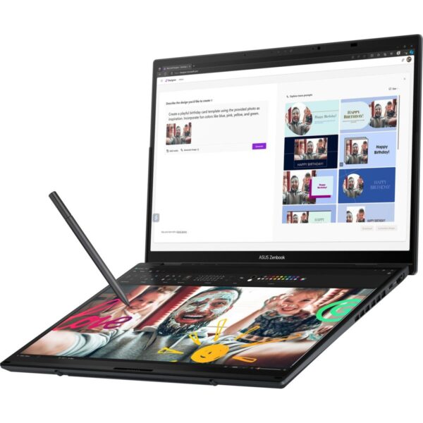 Asus Zenbook Duo UX8406CA-PZ208W Intel Core Ultra 9 285H 32GB 2TB SSD Windows 11 Home 14″ OLED Taşınabilir Bilgisayar