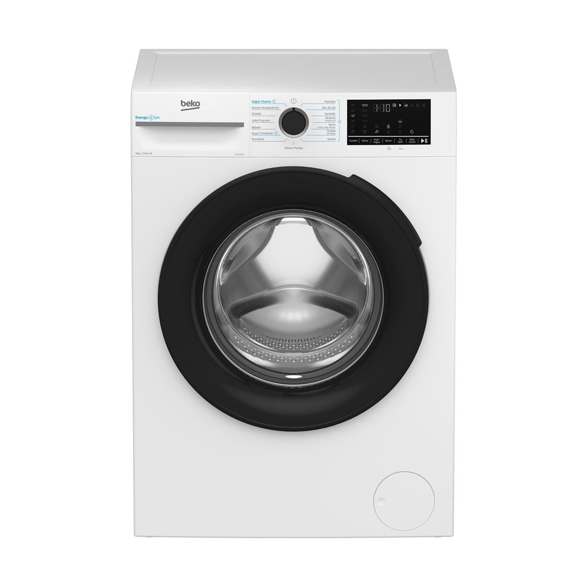 Beko CMXD 9100 9 Kg Çamaşır Makinesi A Enerji Sınıfı 1000 Devir Hızı ile Beyaz Renk HBCV000068CAH3