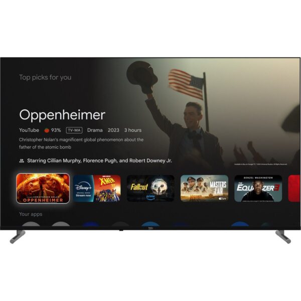 Beko Crystal 7 50″ 4K UHD Smart TV LED LCD Ekran Çözünürlük 3840 x 2160