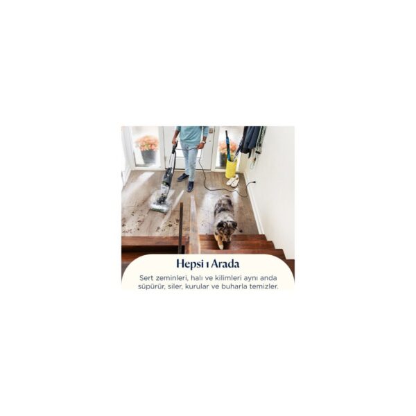 Bissell Crosswave Hydrosteam Pet Select Buharlı Dikey Süpürme ve Silme Makinesi