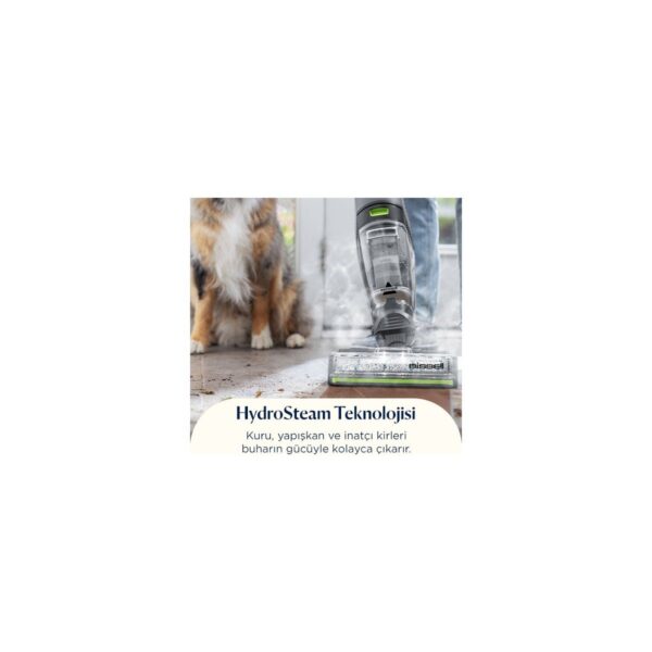 Bissell Crosswave Hydrosteam Pet Select Buharlı Dikey Süpürme ve Silme Makinesi
