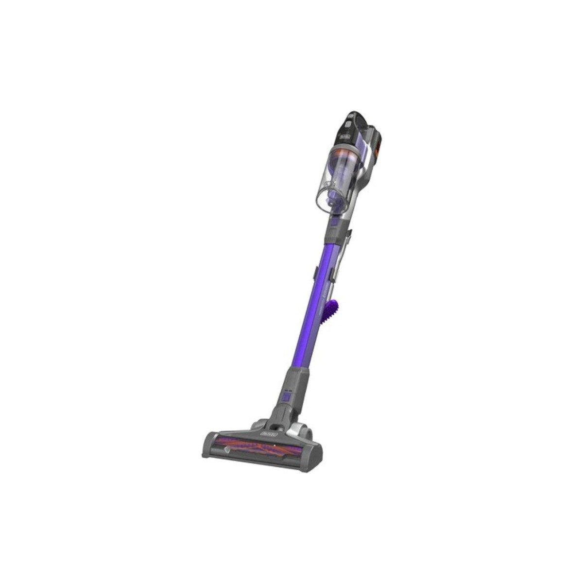 Black & Decker Dik Süpürge BHFEV362DP-QW HEPA Filtreli 0.75 L Toz Haznesi ile Sessiz Temizlik Mor