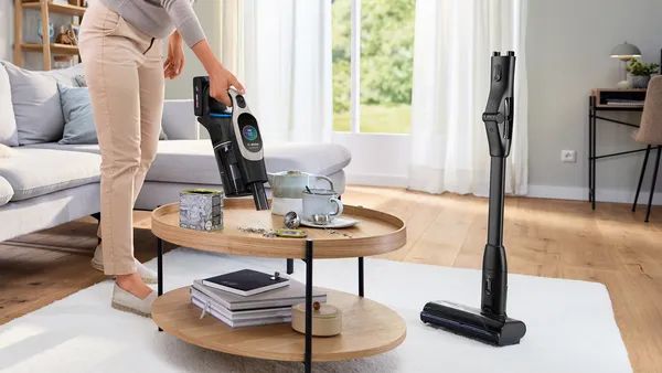 Bosch BCS1041WAC 18,5 W Güçlü Dikey Şarjlı Elektrik Süpürgesi HEPA Filtre Özelliği ile
