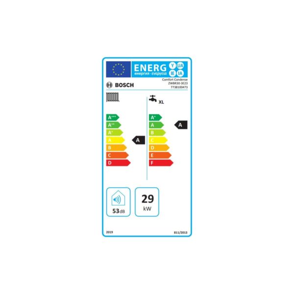 Bosch Comfort Condense 30/30 Kw (26.000 Kcal) Tam Yoğuşmalı Kombi