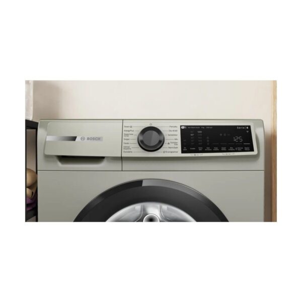 BOSCH WGK242ZXTR Serie 6 Çamaşır Makinesi 9 kg maks. 1200 dev./dak., Gümüş