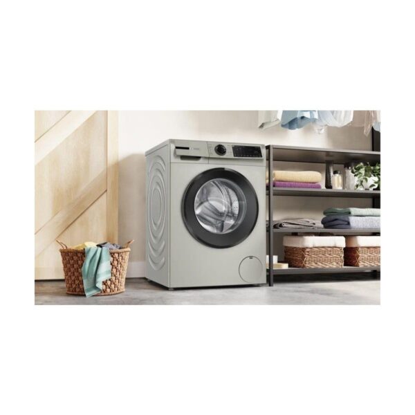 BOSCH WGK242ZXTR Serie 6 Çamaşır Makinesi 9 kg maks. 1200 dev./dak., Gümüş