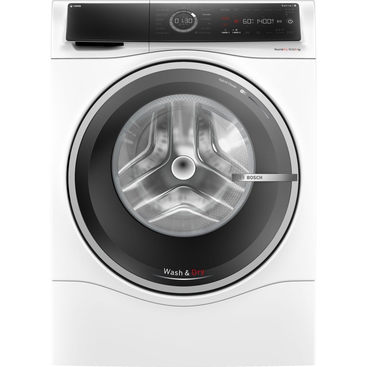Bosch WNC254A0TR 1400 Devir 10.5 kg / 6 kg Kurutmalı Çamaşır Makinesi HBCV00006Z3C2V