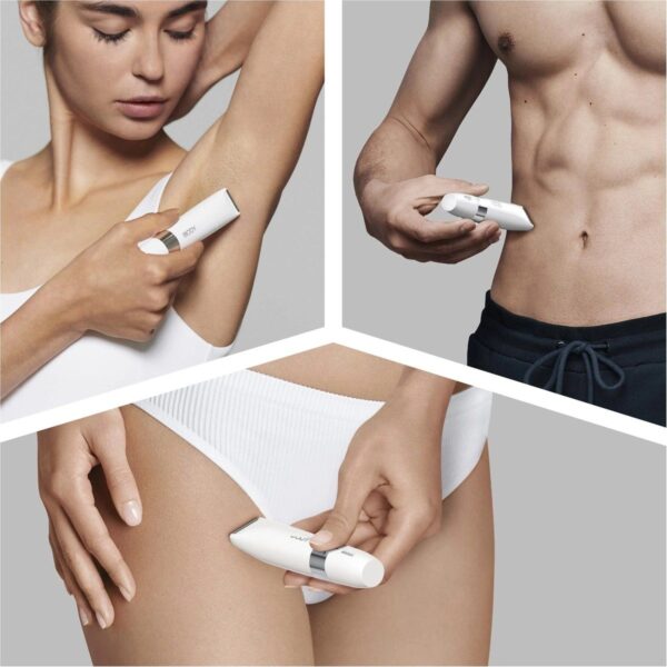 Braun Body Mini Trimmer BS1000 Vücut Tüy Kesme Makinesi + Düzeltici Tarak, Pil ve Temizleme Fırçası