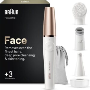 Braun Facespa Pro Yüz Epilatörü, + 3 Ekstra, 911 HBCV0000GNMIH0