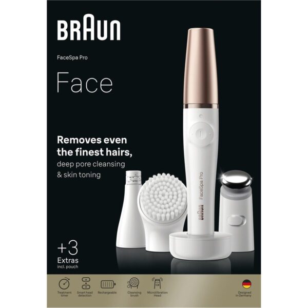 Braun Facespa Pro Yüz Epilatörü, + 3 Ekstra, 911