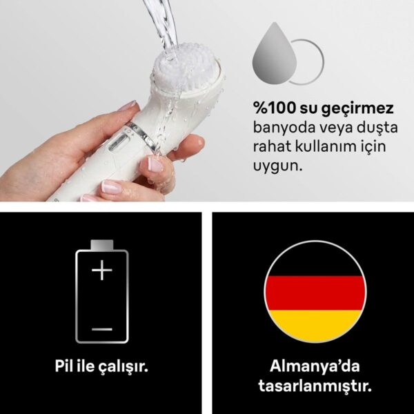 Braun FaceSpa Yüz Epilatörü, Yüz Temizleme Başlığı, 810